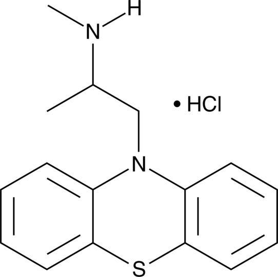 N-demethyl Promethazine (hydrochloride) Chemical Structure