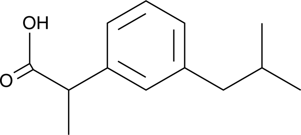 m-isobutyl Ibuprofen  Chemical Structure