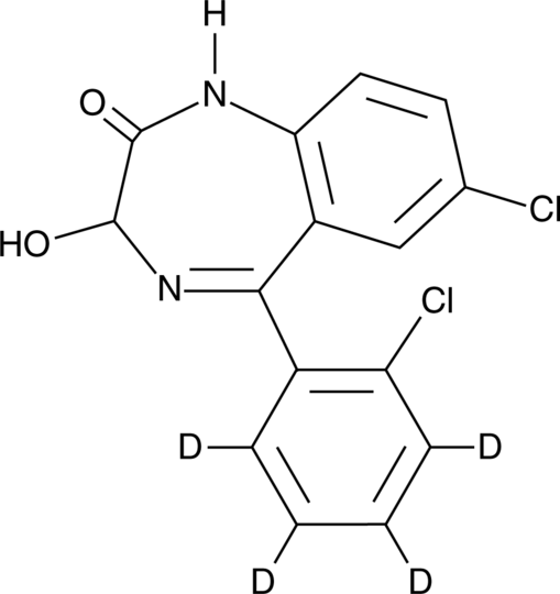 Lorazepam-d4 (CRM) Chemical Structure