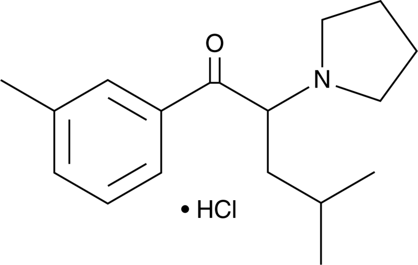 3-methyl-α-Pyrrolidinoisohexanophenone (hydrochloride) Chemische Struktur