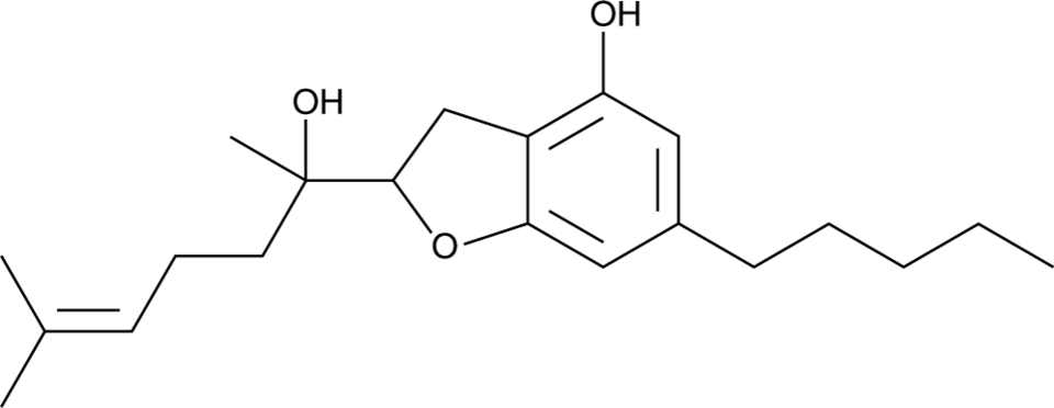 cyclo-Cannabigerol Chemical Structure