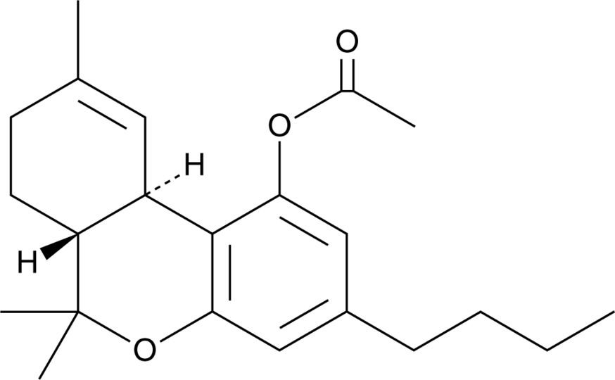 δ9-THCB Acetate Chemical Structure