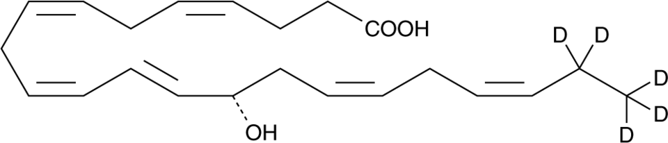 14(S)-HDHA-d5  Chemical Structure