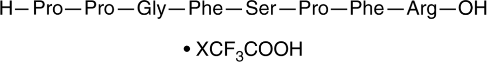 Bradykinin (2-9) (trifluoroacetate salt) 化学構造