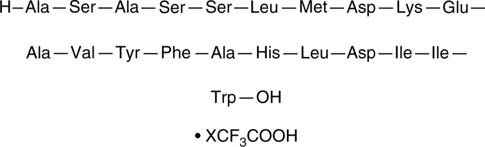 [Ala1,3,11,15]-Endothelin-1 (trifluoroacetate salt) التركيب الكيميائي