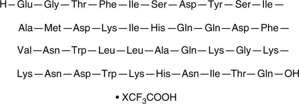 Glucose-dependent Insulinotropic Polypeptide (3-42) (human) (trifluoroacetate salt)  Chemical Structure