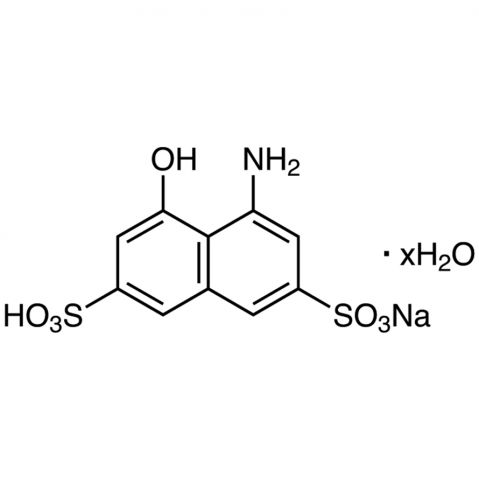 8-Amino-1-naphthol-3,6-disulfonic acid monosodium salt Chemical Structure