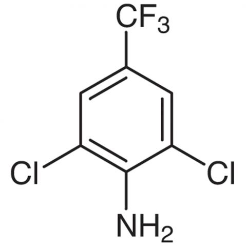 2,6-Dichloro-4-trifluoromethylaniline Chemical Structure