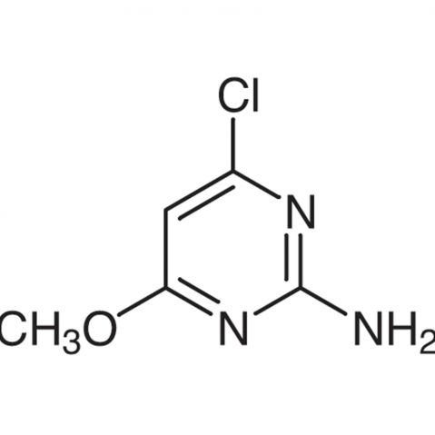 2-Amino-4-chloro-6-methoxypyrimidine التركيب الكيميائي