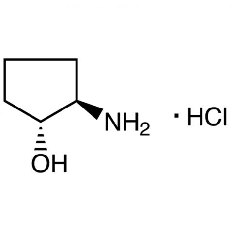 trans-(1R,2R)-2-Aminocyclopentanol Hydrochloride Chemical Structure