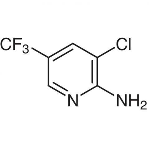 2-Amino-3-chloro-5-(trifluoromethyl)pyridine Chemical Structure