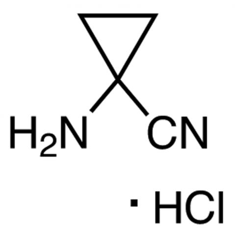 1-Amino-1-cyclopropanecarbonitrile hydrochloride التركيب الكيميائي