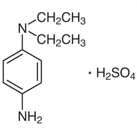 N,N-Diethyl-p-phenylenediamine sulfate salt 化学構造