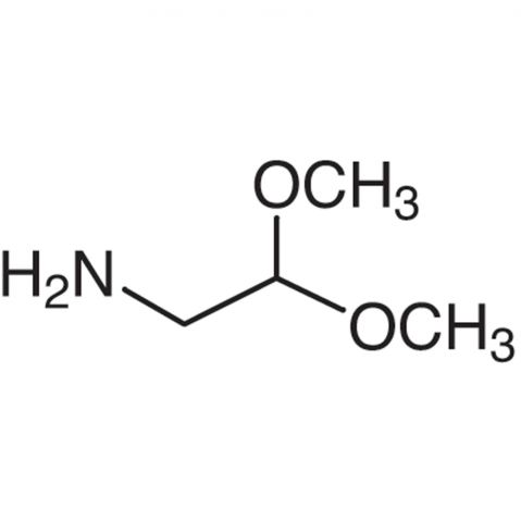 Aminoacetaldehyde dimethyl acetal 化学構造