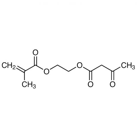 Ethylene Glycol Monoacetoacetate Monomethacrylate Chemical Structure