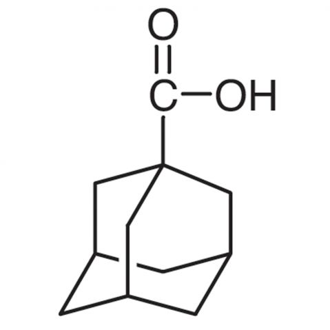 1-Adamantanecarboxylic acid التركيب الكيميائي