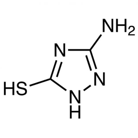 3-Amino-1,2,4-triazole-5-thiol التركيب الكيميائي