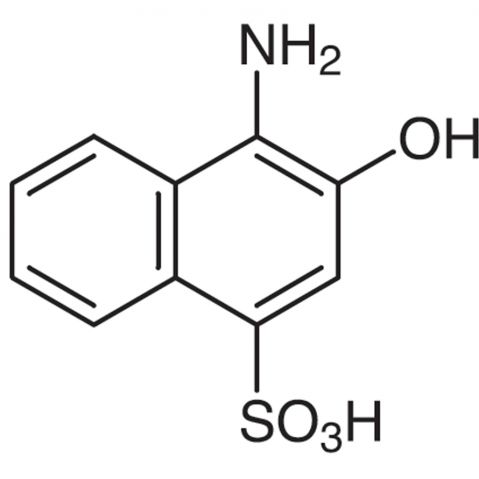 1-Amino-2-naphthol-4-sulfonic Acid Chemical Structure