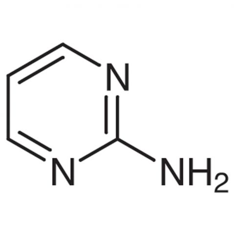 2-Aminopyrimidine Chemische Struktur