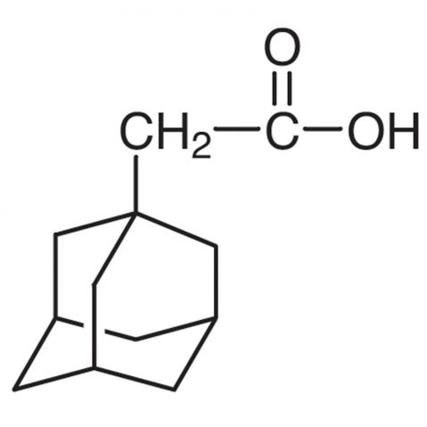 1-Adamantaneacetic acid Chemische Struktur