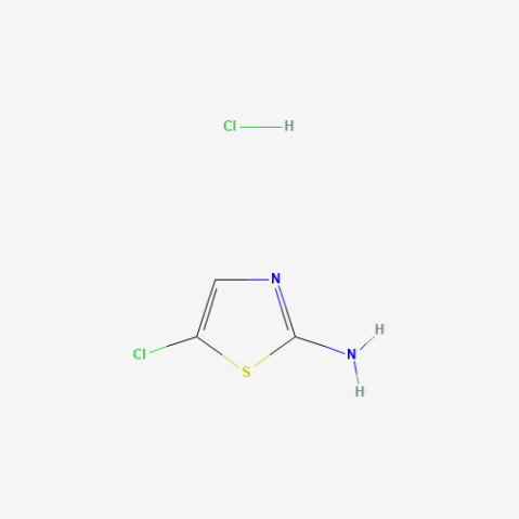 2-Amino-5-chlorothiazole hydrochloride 化学構造