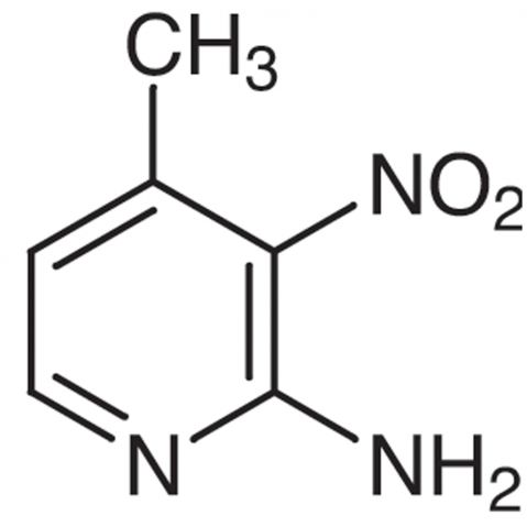 2-Amino-4-methyl-3-nitropyridine Chemical Structure