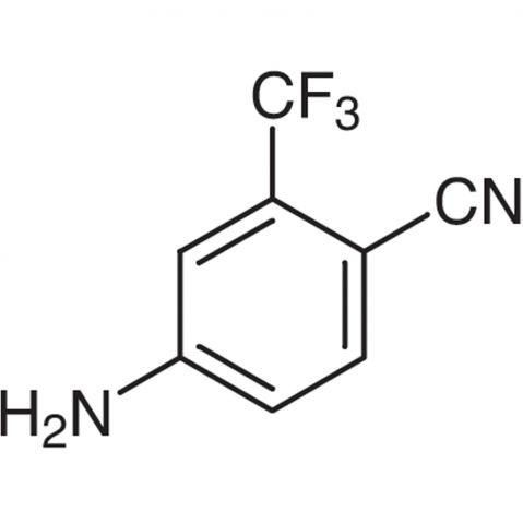 4-Amino-2-(trifluoromethyl)benzonitrile Chemical Structure