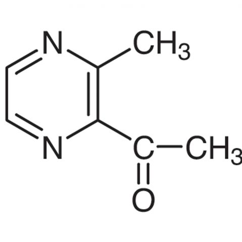 2-Acetyl-3-methylpyrazine Chemical Structure