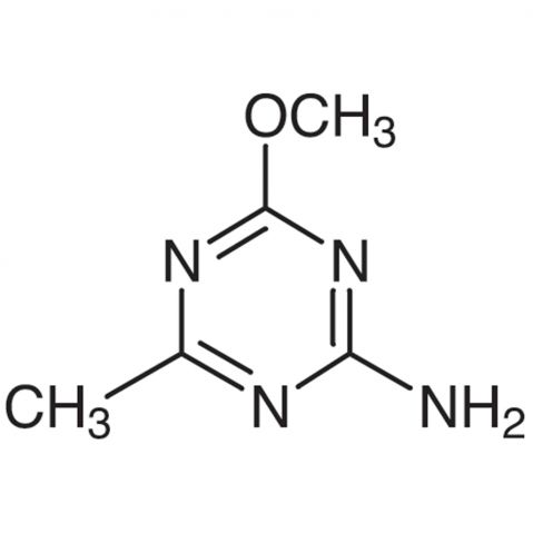 2-Amino-4-methoxy-6-methyl-1,3,5-triazine Chemical Structure