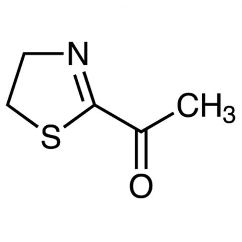 2-Acetyl-2-thiazoline Chemische Struktur