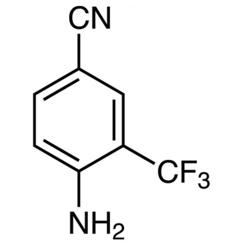 4-Amino-3-(trifluoromethyl)benzonitrile Chemical Structure