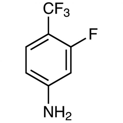 4-Amino-2-fluorobenzotrifluoride Chemical Structure