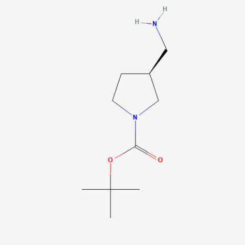 (S)-3-(Aminomethyl)-1-Boc-pyrrolidine Chemical Structure