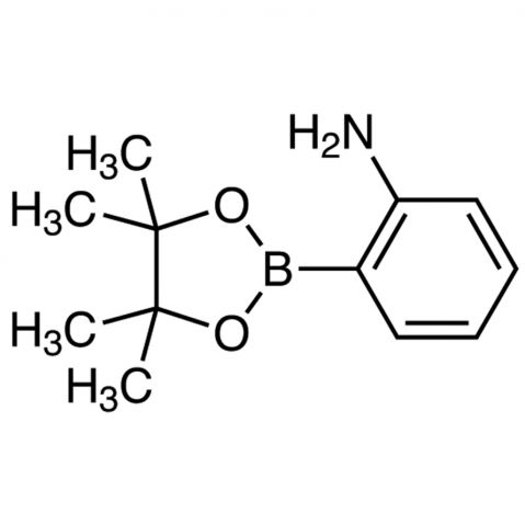 2-Aminobenzeneboronic acid pinacol ester 化学構造