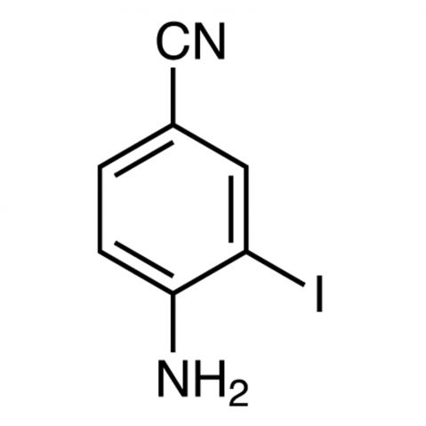 4-Amino-3-iodobenzonitrile Chemische Struktur