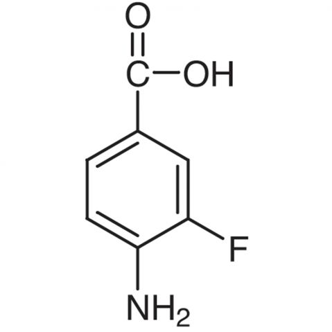 4-Amino-3-fluorobenzoic Acid Chemical Structure