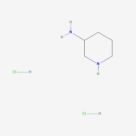 3-Aminopiperidine dihydrochloride Chemische Struktur