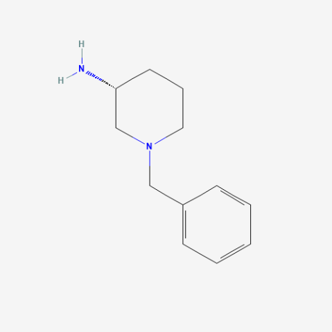 (R)-3-Amino-1-benzylpiperidine 化学構造