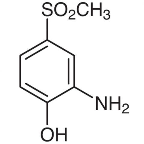 3-Amino-4-hydroxyphenyl Methyl Sulfone Chemical Structure