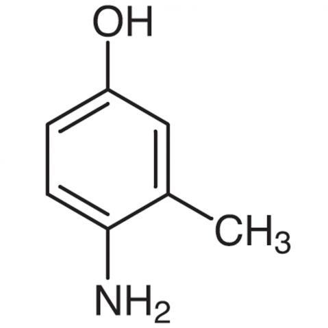 4-Amino-3-methylphenol Chemische Struktur