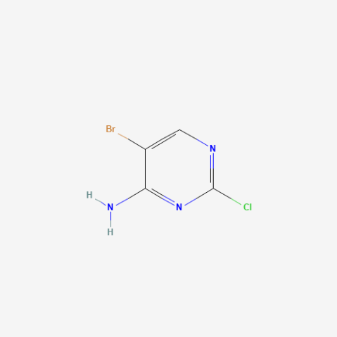 4-Amino-5-bromo-2-chloropyrimidine 化学構造