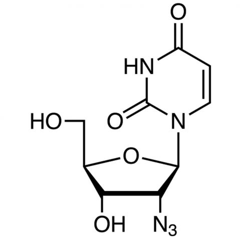 2′-Azido-2′-deoxyuridine Chemical Structure