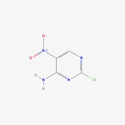 4-Amino-2-chloro-5-nitropyrimidine التركيب الكيميائي