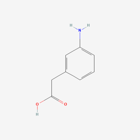 3-Aminophenylacetic acid Chemische Struktur