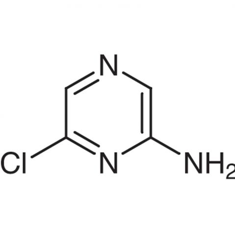 2-Amino-6-chloropyrazine Chemische Struktur