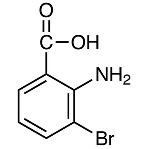 2-Amino-3-bromobenzoic acid التركيب الكيميائي