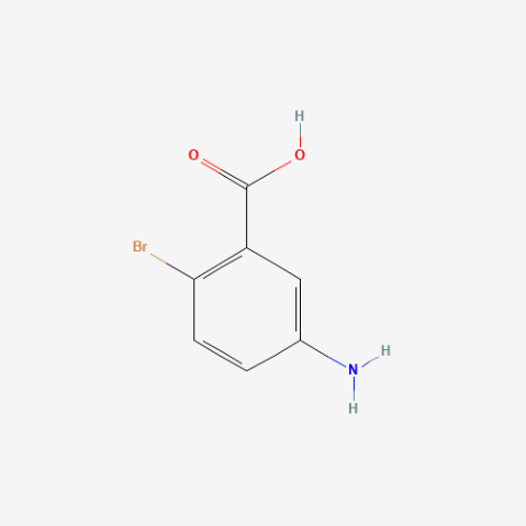 5-Amino-2-bromobenzoic acid التركيب الكيميائي