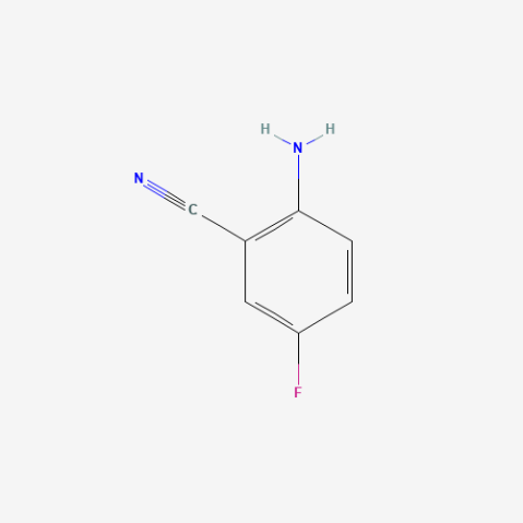 2-Amino-5-fluorobenzonitrile Chemical Structure