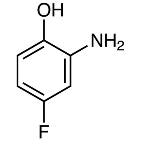 2-Amino-4-fluorophenol Chemische Struktur