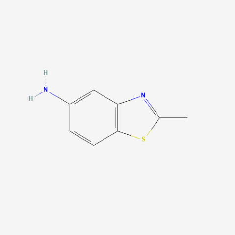 5-Amino-2-methylbenzothiazole Chemische Struktur